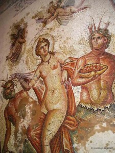 mosaico romano a Bulla Regia (Tunisia)